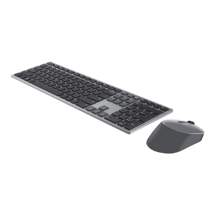 Dell | Premier Multi-Device Keyboard and Mouse | KM7321W | Keyboard and Mouse Set | Wireless | Batteries included | Wireless connection | Russian | Titan grey
