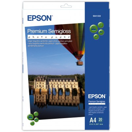 Premium Semigloss Photo Paper, DIN A4, 251g/m², 20 Sheets | A4