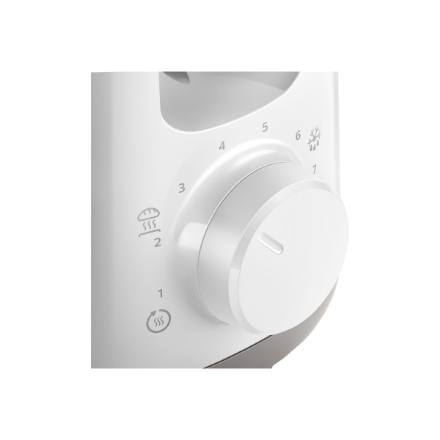 Philips | Toaster | HD2590/00 Daily Collection | Power 870-1030 W | Number of slots 2 | Housing material Plastic | White