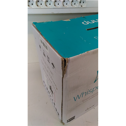 SALE OUT. Duux | Smart Fan | Whisper Flex Smart Black with Battery Pack | Stand Fan | USED, DAMAGED PACKAGING, SMALL MARKS ON STAND, BATTERY NOT WORKING, CRACK ON BACK | Black | Diameter 34 cm | Number of speeds 26 | Oscillation | 2-22 W | Remote control | Timer