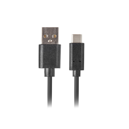 Lanberg | USB-C to USB-A2.0 Cable Black QC 3.0, 1.8 m | CA-USBO-20CU-0018-BK | USB Type-A to USB Type-C