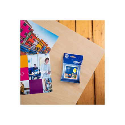 Brother LC521Y | Ink Cartridges | Yellow