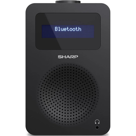 Sharp DR-430(BK) Digital Radio, FM/DAB/DAB+, Bluetooth 5.0, Midnight Black | Sharp | Digital Radio | DR-430(BK) | Bluetooth | Midnight Black
