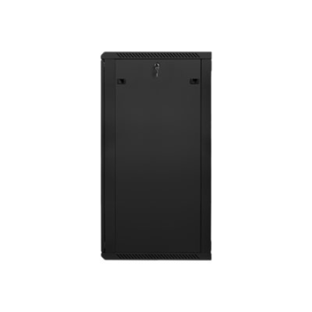 Lanberg | Rack cabinet 19" wall-mount 27U/600x600 (flat pack) | WF01-6627-10B | Black