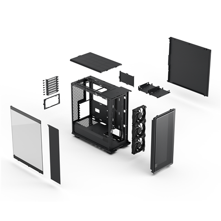 Fractal Design Case | Epoch | Black TG Light Tint | ATX
