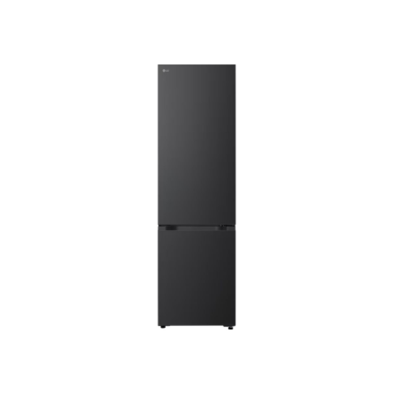 LG Refrigerator | GBBS322CEV | Energy efficiency class C | Free standing | Combi | Height 203 cm | Fridge net capacity 262 L | Freezer net capacity 113 L | Display | 34 dB | Black