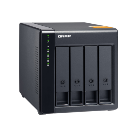 QNAP High-performance Desktop SATA 6Gbps JBOD Storage Enclosure | TL-D400S | Black