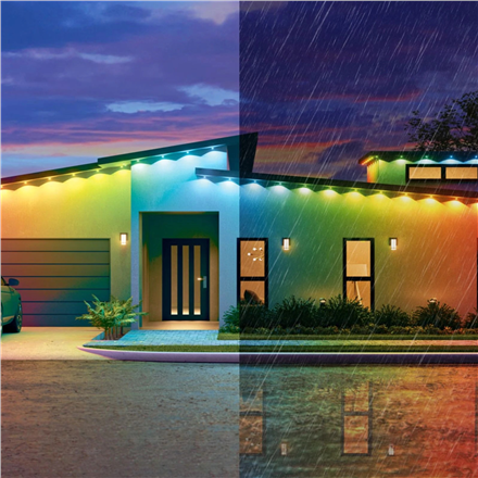 Nanoleaf Smart Multicolor Permanent Outdoor Lights Expansion Pack, 5m