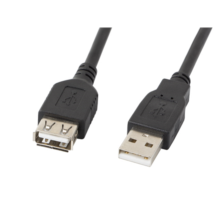Lanberg | USB-A 2.0 Cable, 3 m | CA-USBE-10CC-0030-BK | USB Type-A to USB Type-A