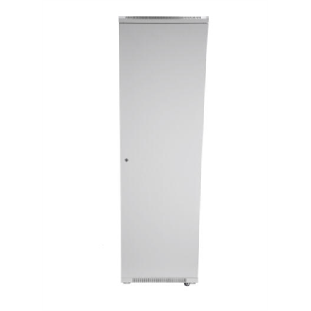 SOMI Networks | 42U, 19″ Freestanding Cabinet | 42U-60/80NAC | Max Load 800kg; Removable and Lockable Side Panels; Glass Doors; Unassembled | Depth: 80 cm | Gray