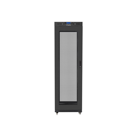 Lanberg | Rack cabinet 19" free-standing 42U/600x600 (flat pack) with mesh door, LCD | FF01-6642-23BL | Black