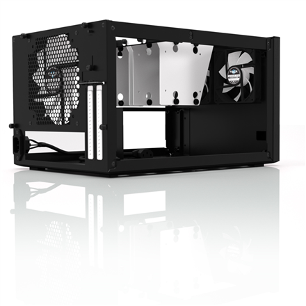 Fractal Design | NODE 304 | 2 - USB 3.0 (Internal 3.0 to 2.0 adapter included)1 - 3.5mm audio in (microphone)1 - 3.5mm audio out (headphone)Power button with LEDHDD LED | Black