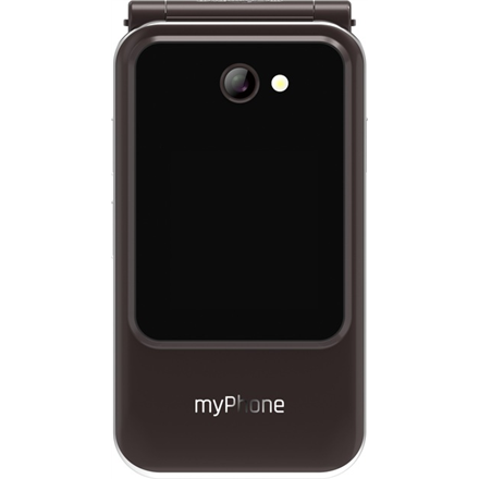 myPhone Harmony LTE Praline Collection | Brown | 2.8+1.44 " | IPS | 48 MB | 128 MB | Single SIM | MicroSD | 3G | Bluetooth | 5.1 | Main camera resolution 2 MP | 1300 mAh