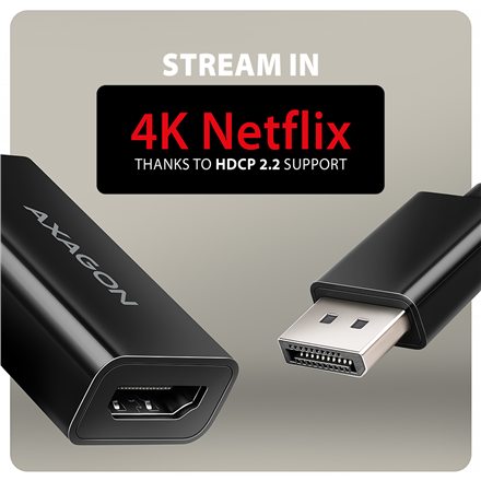 AXAGON Active adapter RVD-HI20N | DisplayPort to HDMI | 0.15 m