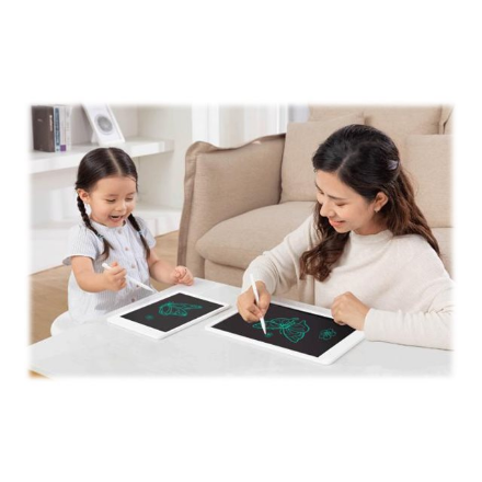 Xiaomi | Mi LCD Writing Tablet | 13.5 " | LCD | Black Board/Green Font | It has no memory - you write one page, then delete it completely with one button; The life of the button battery is about a year when the display is cleared 100 times a day