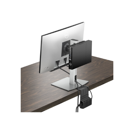 Dell | Desk Mount | OptiPlex Micro AIO MFS22 | Tilt, swivel, height adjustment, pivot | 19-27 " | Silver