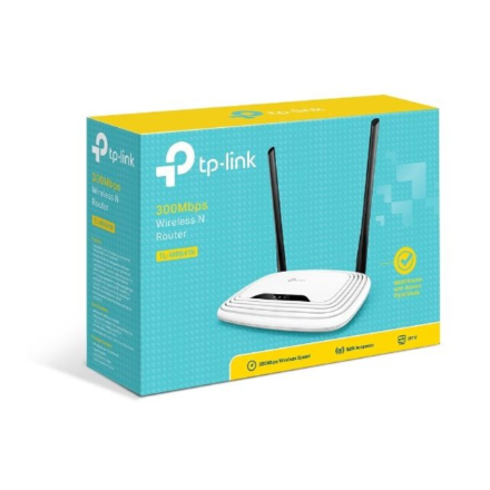 Router | TL-WR841N | 802.11n | 300 Mbit/s | 10/100 Mbit/s | Ethernet LAN (RJ-45) ports 4 | Mesh Support No | MU-MiMO No | No mobile broadband | Antenna type 2xExterna | No