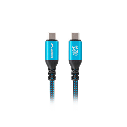 Lanberg | USB-C M/M 4.0 CABLE 240W 8K 60HZ | CA-CMCM-45CU-0015-BK