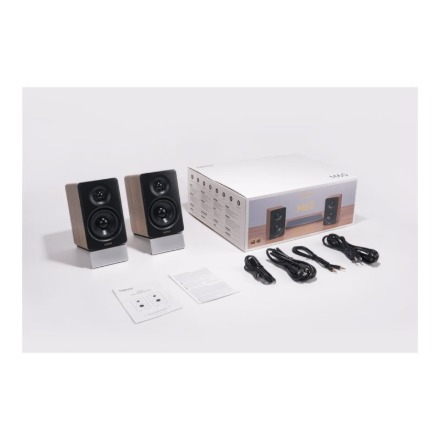 Edifier Compact Desktop 2.0 Speakers | M60 | 66 W | Bluetooth | Classic Oak | Wireless connection