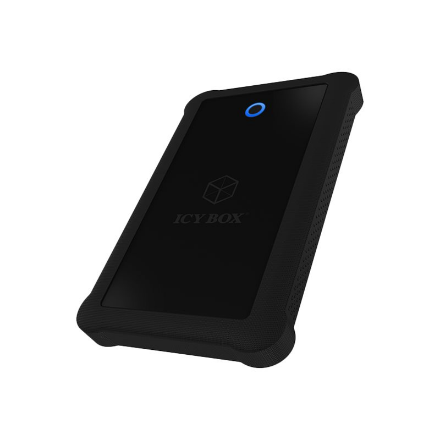 Raidsonic | ICY BOX | IB-233U3-B External enclosure for 2.5" SATA HDD/SSD with USB 3.0 interface and silicone protection sleeve | SATA I, II, III | USB 3.0 | 2.5"