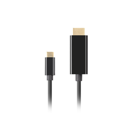 Lanberg USB-C to HDMI Cable, 3 m 4K/60Hz, Black | Lanberg | USB-C to HDMI Cable | CA-CMHD-10CU-0030-BK | 3 m