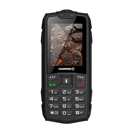 SALE OUT. Hammer ROCK LTE | Black | 2.4 " | IPS | 48 MB | 128 MB | Dual SIM | 3G | Main camera resolution 2 MP | 3000 mAh | USED, REFURBISHED, WITHOUT ACCESSORIES