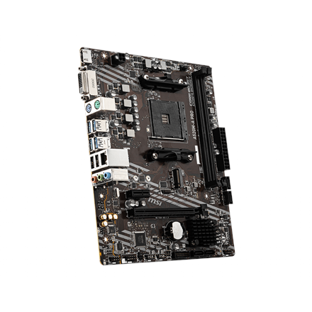 MSI | A520M-A PRO | Processor family AMD | Processor socket AM4 | DDR4 | Memory slots 2 | Chipset AMD A | Micro ATX