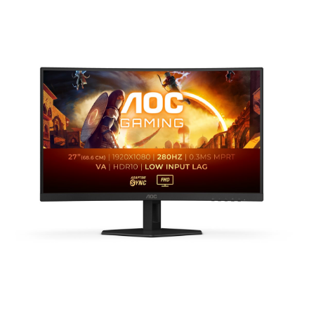 AOC | C27G4ZXE | 27 " | VA | FHD | 16:9 | 280 Hz | 0.3 ms | 1920 x 1080 pixels | 300 cd/m² | HDMI ports quantity 2 | Warranty 36 month(s)