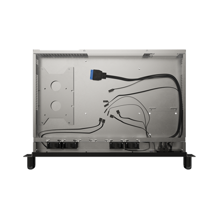 Lanberg Rackmount server chassis ITX 300/10 19"/1U | SC01-3001-10B | Black