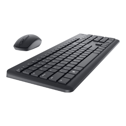 Dell Keyboard and Mouse | KM3322W | Keyboard and Mouse Set | Wireless | Batteries included | Wireless connection | Ukrainian | Black