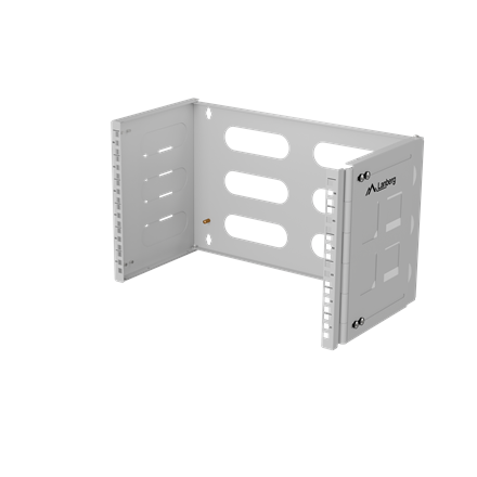 Lanberg Folding Bracket Wall-mount 19" 6U | FB01-5406-10S | Grey