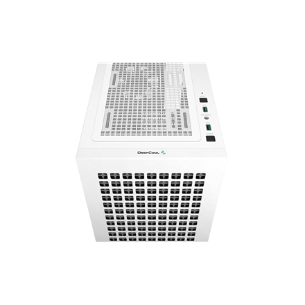 Deepcool | CH370 | Side window | White | Micro ATX | ATX PS2