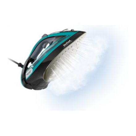 TEFAL | Ultimate Pure FV9844E0 | Steam Iron | 3200 W | Water tank capacity 350 ml | Continuous steam 60 g/min | Steam boost performance 250 g/min | Blue/Black