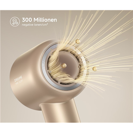 Dreame Hair Dryer | Glory Mix AHD18 | 1600 W | Number of temperature settings 4 | Ionic function | Diffuser nozzle | Gold