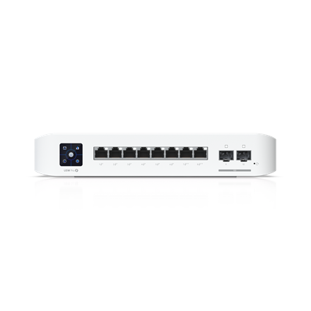 Ubiquiti Unifi Switch Pro 8 PoE | USW-PRO-8-POE | Managed L3 | Desktop/Wall-mountable | SFP+ ports quantity 2 | Power supply type AC/DC, Internal, 150W