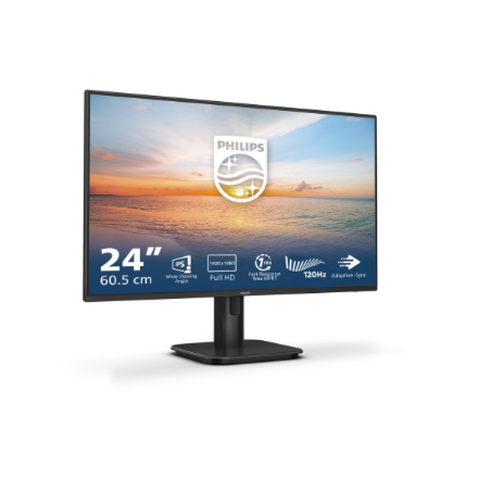 Philips | 24E1N1100A/00 | 24 " | IPS | 16:9 | 100 Hz | 1 ms | 1920 x 1080 pixels | 250 cd/m² | HDMI ports quantity 1 | Black | Warranty 36 month(s)