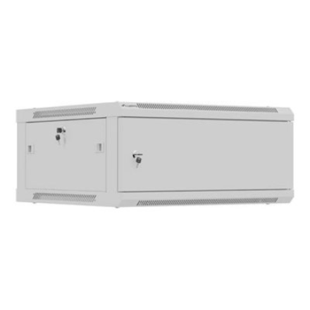 Lanberg Wall mounted installation cabinet 19" 4U 600X600 | WF01-6604-00S | Grey