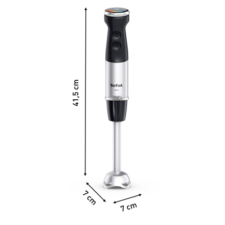 TEFAL | Hand Blender | HB671830 | Hand Blender | 1000 W | Number of speeds 20 | Turbo mode | Black/Stainless Steel