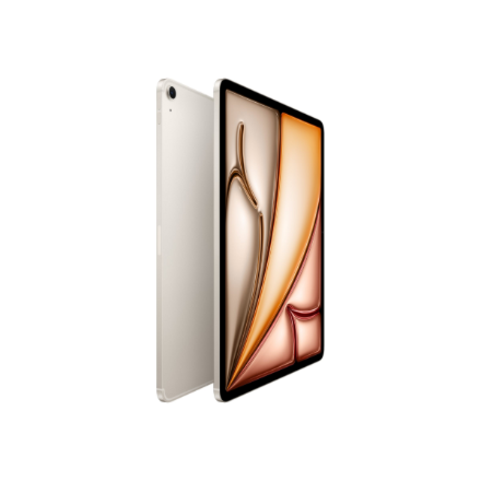 Apple | iPad Air Wi-Fi + Cellular | 13 " | Starlight | IPS | 2732 x 2048 pixels | Apple M3 | 8 GB | 128 GB | 3G | 4G | 5G | Wi-Fi | Front camera | 12 MP | Rear camera | 12 MP | Bluetooth | 5.3 | iPadOS | USB-C charging cable