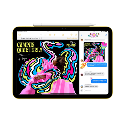 Apple iPad | 11 " | Blue | Liquid Retina | 128 GB | Wi-Fi | Bluetooth | 5.3 | iOS | Warranty 12 month(s)