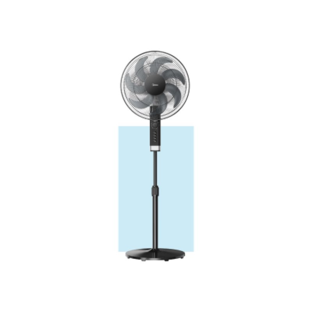Midea MFS402M0BPK | Stand Fan | Black | Diameter 40 cm | Number of speeds 3 | Oscillation | 50 W