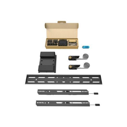 Neomounts Pillar Mount | WL30S-910BL16 | Level adjustment | 40-75 " | Maximum weight (capacity) 50 kg | Black