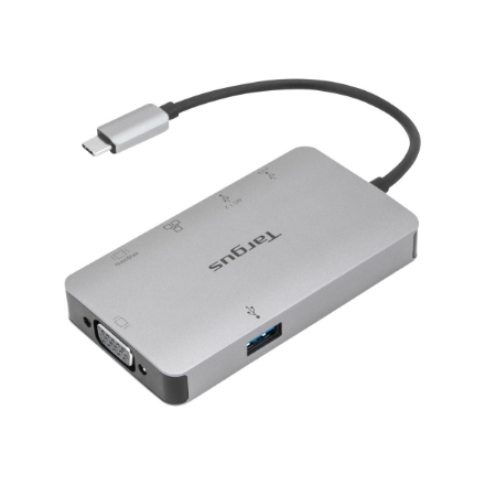 Targus | USB-C DP Alt Mode Single Video 4K HDMI/VGA Docking Station with 100W PD Pass-Thru | DOCK419EUZ | VGA (D-Sub) ports quantity 1 | HDMI ports quantity 1