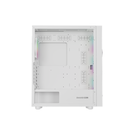 Genesis Gaming PC Case | Diaxid 605 ARGB | White | Midi Tower