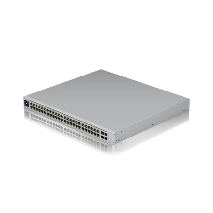 Ubiquiti | UniFi Switch | USW-PRO-48-POE | Managed L3 | Rackmountable | Gigabit Ethernet (copper) ports quantity 48 | SFP+ ports quantity 4 | Power supply type Internal