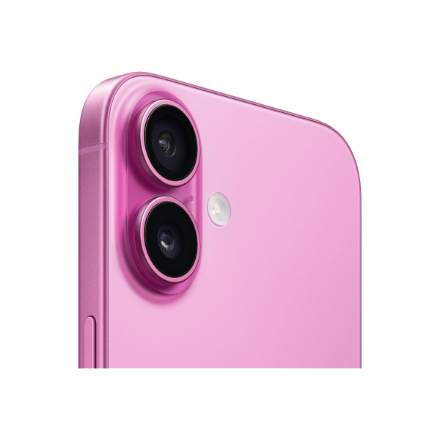 Apple | iPhone 16 | Pink | 6.1 " | 2556 x 1179 pixels | OLED | A18 | Internal RAM 8 GB | 128 GB | Dual SIM | Nano SIM | 5G | Main camera resolution 48 MP | iOS 18 | Secondary camera resolution 12 MP