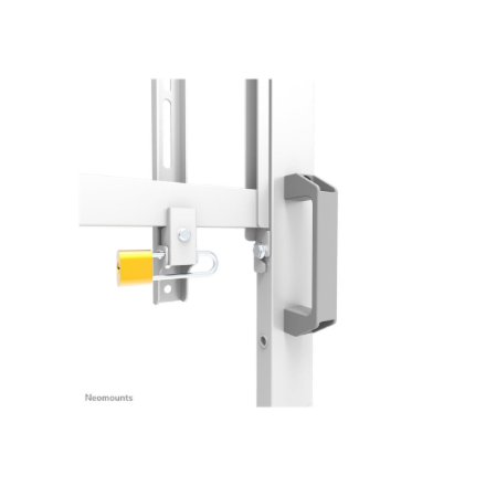 Neomounts Floor stand | FL50-575WH1 TV trolley | Adjustable Height | 65-110 " | Maximum weight (capacity) 125 kg | White