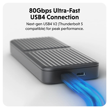 Hyper HyperDrive Next USB4 M.2 PCIe Enclosure | HD2500GL