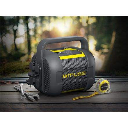 Muse | Jobsite Radio | M-968 BTY | 40 W | Waterproof | Bluetooth | Black/Yellow | NFC features | Portable | Wireless connection