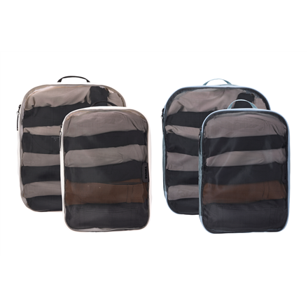 Thule | Packing Cube, 2x Large, 2x Medium | Packing Cube | Pond Gray/White